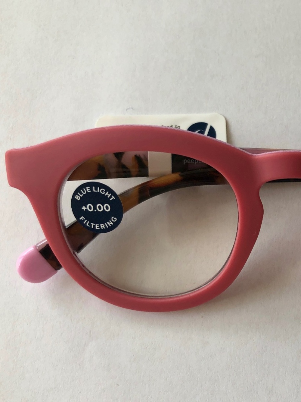 NEW Peepers Pink Round Blue‎ Light Filtering Glasses